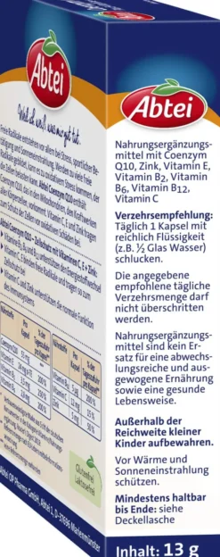 Abtei Coenzym Q10 Plus 32 Kapseln