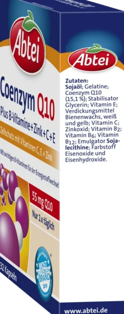 Abtei Coenzym Q10 Plus 32 Kapseln