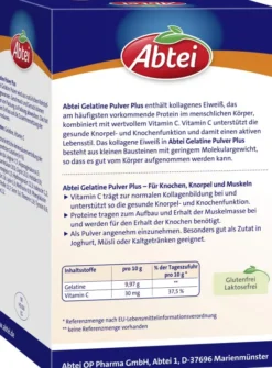 Abtei Gelatine Plus Vitamin C 400 G Pulver