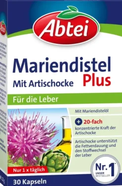 Abtei Mariendistel Plus Mit Artischocke 30 Kapseln