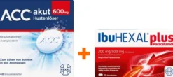 ACC akut 600 40 Brausetabletten + IbuHexal plus Paracetamol 20 Tabletten