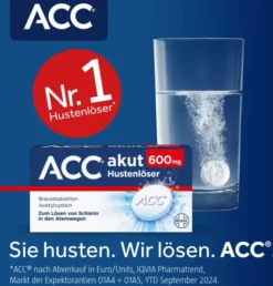 ACC akut 600 mg Hustenlöser 40 Brausetabletten