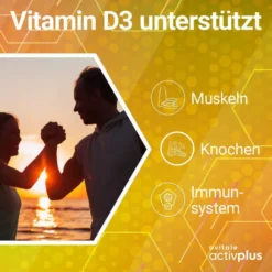 Activplus Vitamin D3 20.000 I.E. Depot 180 Tabletten