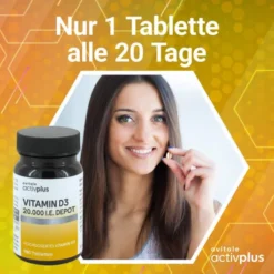 Activplus Vitamin D3 20.000 I.E. Depot 180 Tabletten