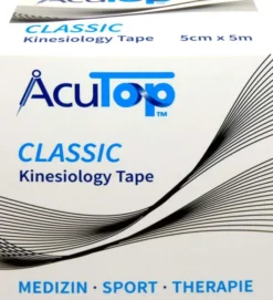 AcuTop Kinesiologie Tape Classic schwarz 5 cm x 5 m