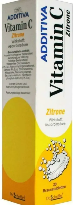 Additiva Vitamin C 1 G 20 Brausetabletten