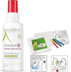 A-Derma Cutalgan erfrischendes Spray 100 ml + gratis Malbuch