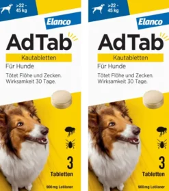 AdTab 900 mg für sehr große Hunde (22-45 kg) 2 x 3 Kautabletten