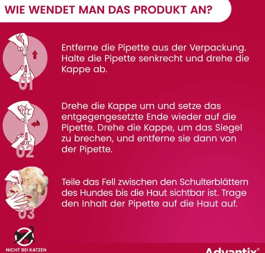 Advantix Spot-On Hund 4-10 kg 4 x 1 ml Lösung