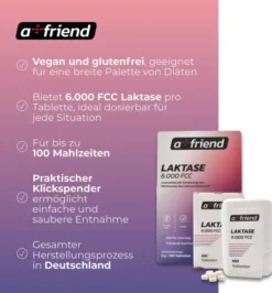A Friend Laktase 6.000 Fcc 100 Tabletten