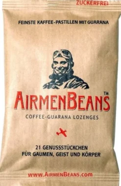 AirmenBeans Coffee Guarana Lozenges 21 Pastillen