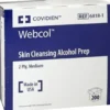 Alkoholtupfer Webcol 3,5x3,5cm Steril