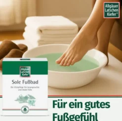 Allgäuer Latschenkiefer Sole Fußbad 10 x 10 g