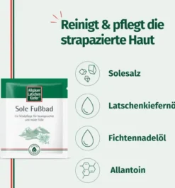 Allgäuer Latschenkiefer Sole Fußbad 10 x 10 g