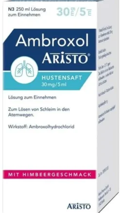 Ambroxol Aristo Hustensaft 30 mg Je 5 ml Lösung 250 ml