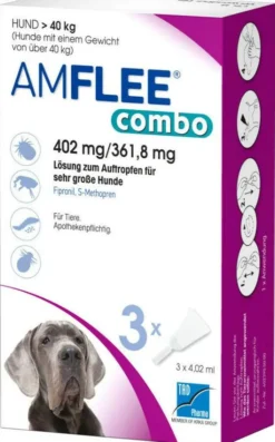 Amflee Combo 402 mg - 361,8 mg Spot-On Lösung Für Sehr Große...