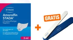 Amorolfin Stada 5% Nagelack 3 ml + gratis Nagelpfeile