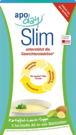Apoday Kartoffel Lauch Slim 5 X 60 G Pulver