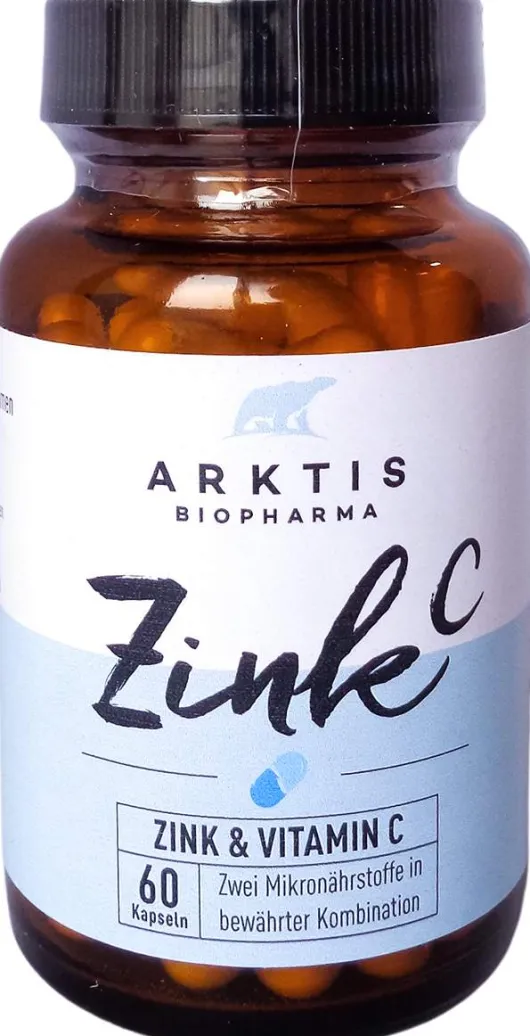 Arktis Zink & Vitamin C Zinkc 90 Kapseln