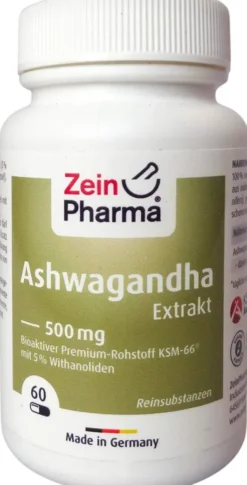 Ashwagandha Extrakt 500 mg Kapseln 60 Stück