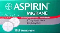 Aspirin Migräne 500 mg Brausetabletten 2 x 10 Stück
