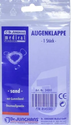Augenklappe Mit Gummiband Sand