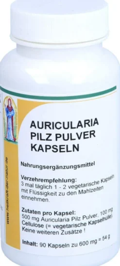 Auricularia Pilz Pulver Kapseln 100 Stück