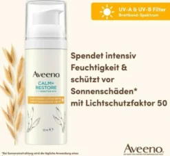 Aveeno Calm+ Restore Hafer Tagespflege Lsf 50 50 ml