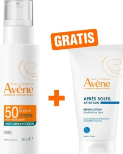 Avene Anti-Imperfection Fluid SPF 40 g + gratis Avene Repair - Lotion nach der Sonne 50 ml