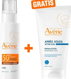 Avene Anti-Pigmentation getöntes Fluid SPF 40 ml + gratis Avene Repair - Lotion nach der Sonne 50 ml