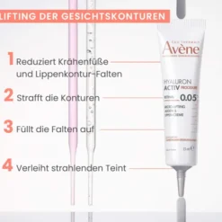 Avene Hyaluron Activ Serum 20 ml + Hyaluron Activ Retinal Creme 30 ml + Hyaluron Procedure Augen-Lippen Creme 15 ml