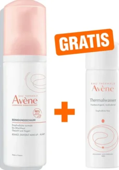 Avene Reinigungsschaum 150 ml + gratis Thermalwasser Spray 50 ml