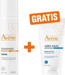 Avene Sunsimed Pigment 80 ml + gratis Repair-Lotion nach der Sonne 50 ml