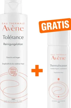 Avene Tolerance Reinigungslotion 200 ml + gratis Avene Thermalwasser Spray 50 ml