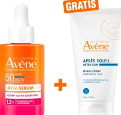 Avene Ultra Serum aufpolsternd SPF 50+ 30 ml + gratis Avene Repair-Lotion nach der Sonne 50 ml