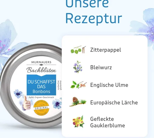Bachblüten Murnauer - Du Schaffst das - 50 G Bonbons