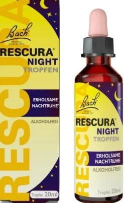 Bachblüten Rescura Night alkoholfrei 20 ml Tropfen