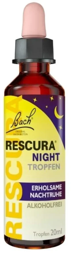 Bachblüten Rescura Night alkoholfrei 20 ml Tropfen