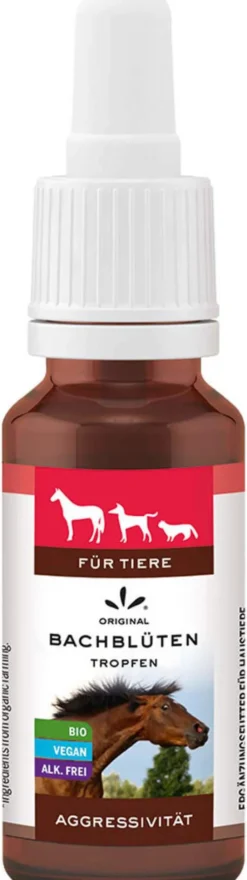 Bachblüten Tiere Tropfen Aggressivität 20 ml