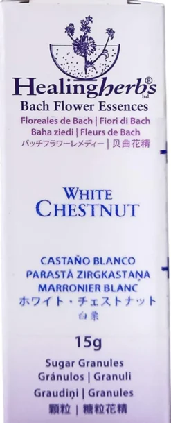 Bachblüten White Chestnut Globuli Healing Herbs 15
