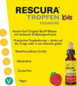 Bach Original Rescura Kids Erdbeer 10 ml Tropfen