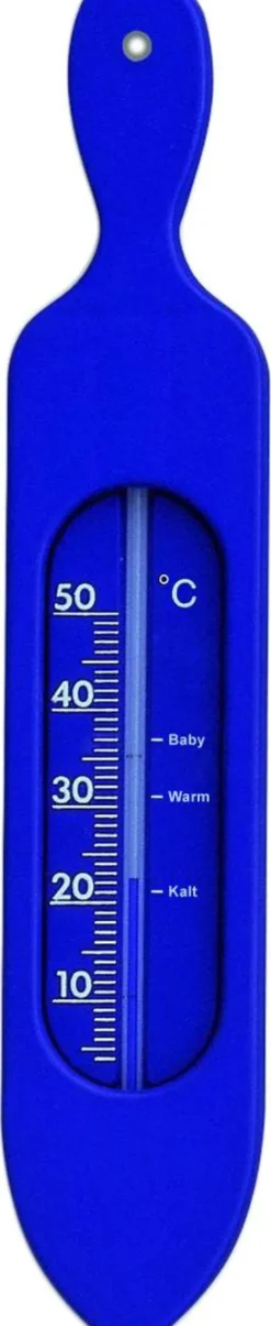 Badethermometer Kunststoff Blau