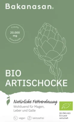 Bakanasan Bio Artischocke 100 Kapseln