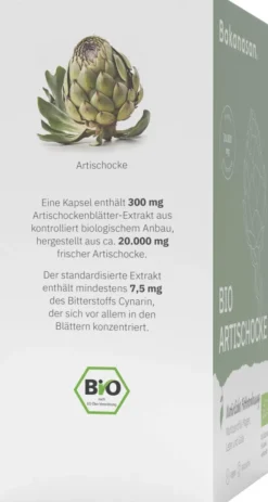 Bakanasan Bio Artischocke 100 Kapseln