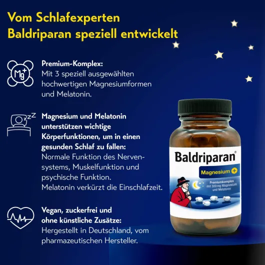 Baldriparan Magnesium Plus 120 Kapseln