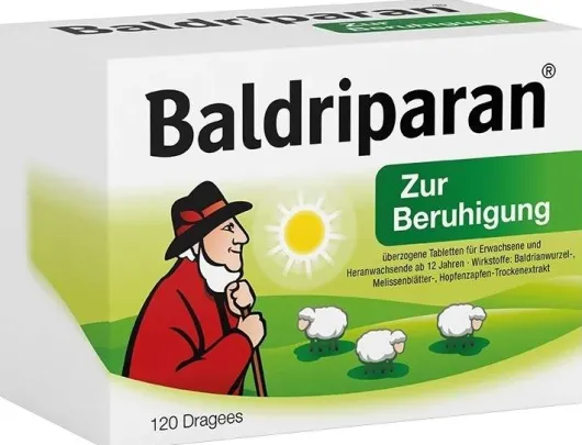 Baldriparan zur Beruhigung 120 überzogene Tabletten