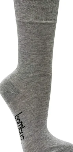 Bambus Wellness-Socken 43-46 Beige 3 Paar + gratis Latschenkiefer Einreibung 250 ml