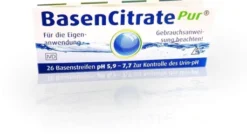 Basencitrate Pur 26 Teststreifen Ph 5,9 - 7,7