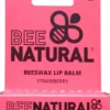 Bee Natural Lip Balm Strawberry-Erdbeere 4,2g