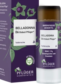 Belladonna D6 Globuli Pflüger 10 g